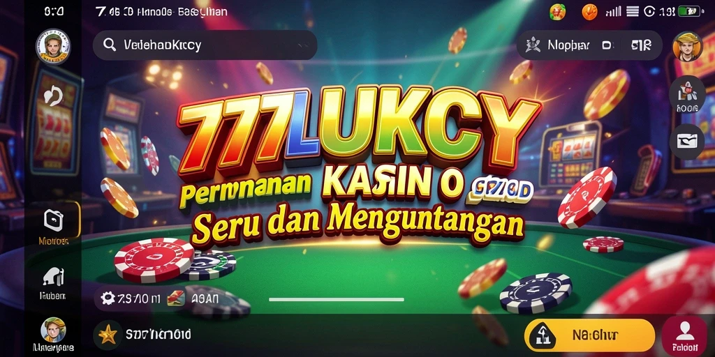 Screenshot gameplay menunjukkan keseruan bermain Kasino di 777LUKCY.