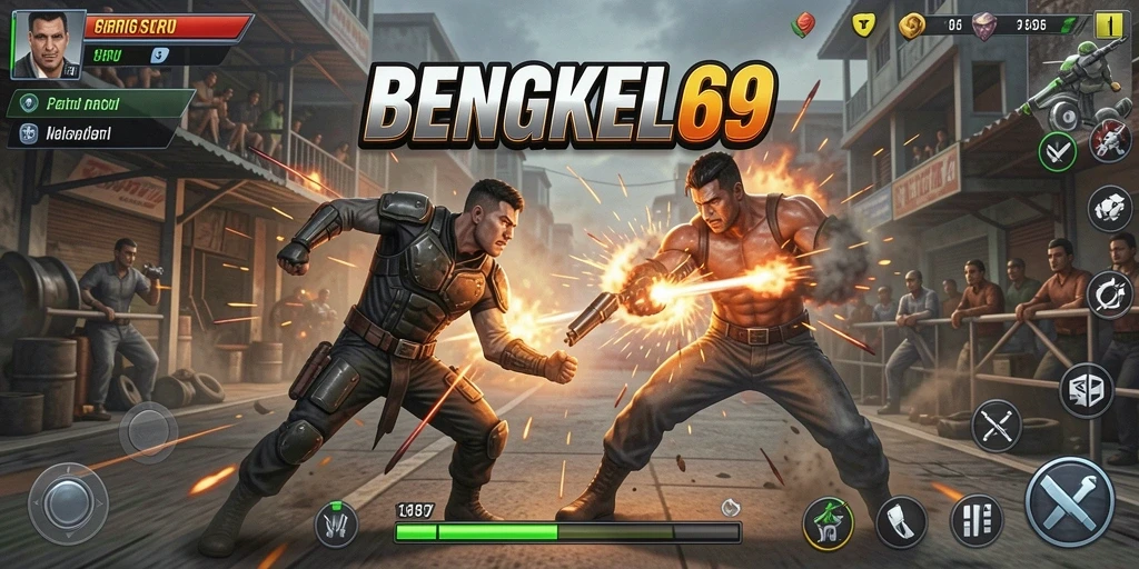 Tampilan gameplay BENGKEL69 yang mendebarkan dan penuh aksi.