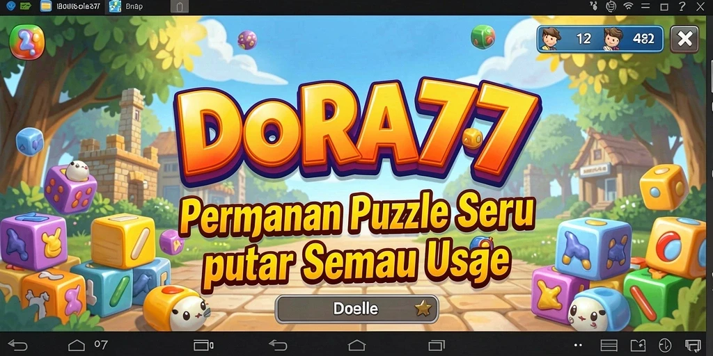 Tampilan gameplay DORA77 yang menantang dan menarik.