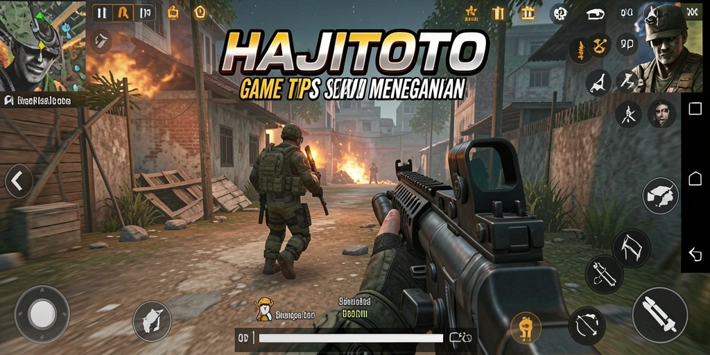 Tampilan menarik dari gameplay intens di HAJITOTO.