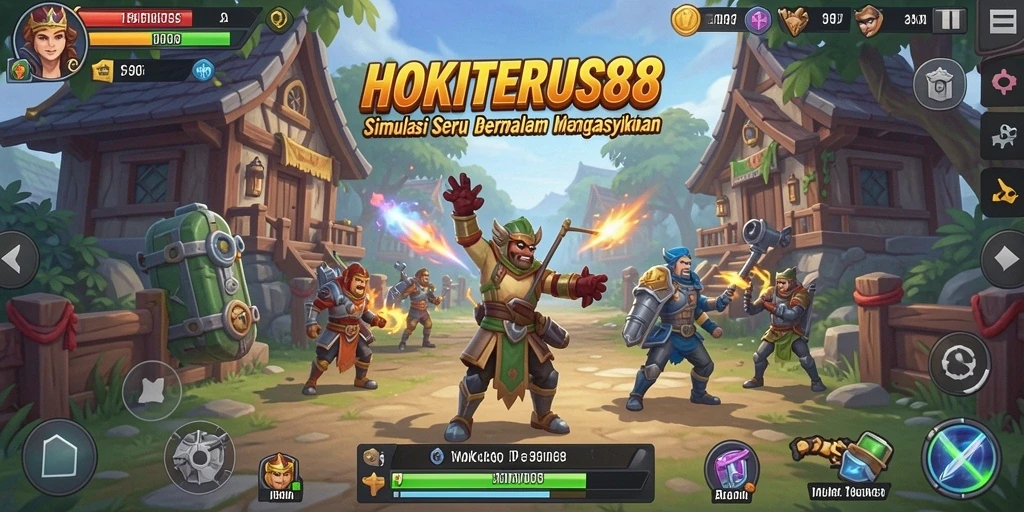 Tampilan gameplay seru dan interaktif dari HOKITERUS88.
