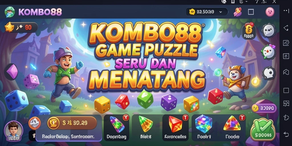 Gameplay menarik dan menantang dari KOMBO88 dalam bentuk Puzzle.