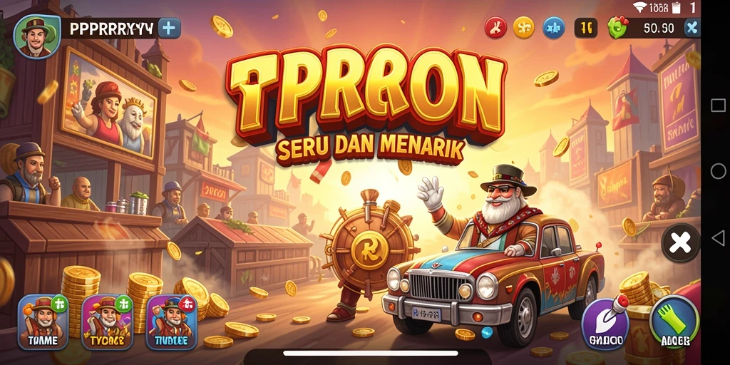 Tampilan gameplay PPRRYY yang menarik dan dinamis dalam pengelolaan bisnis.