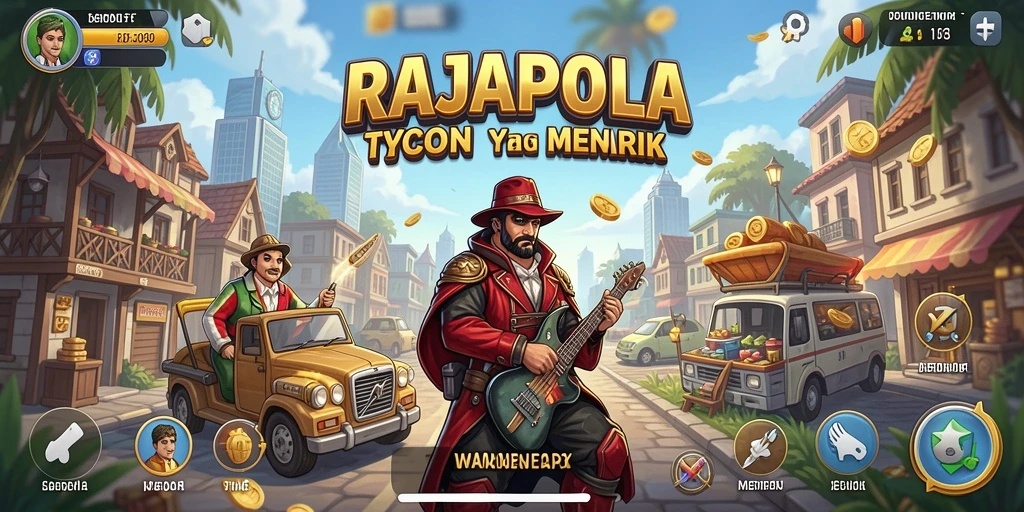 Tampak gameplay menarik dari RAJAPOLA yang penuh strategi.