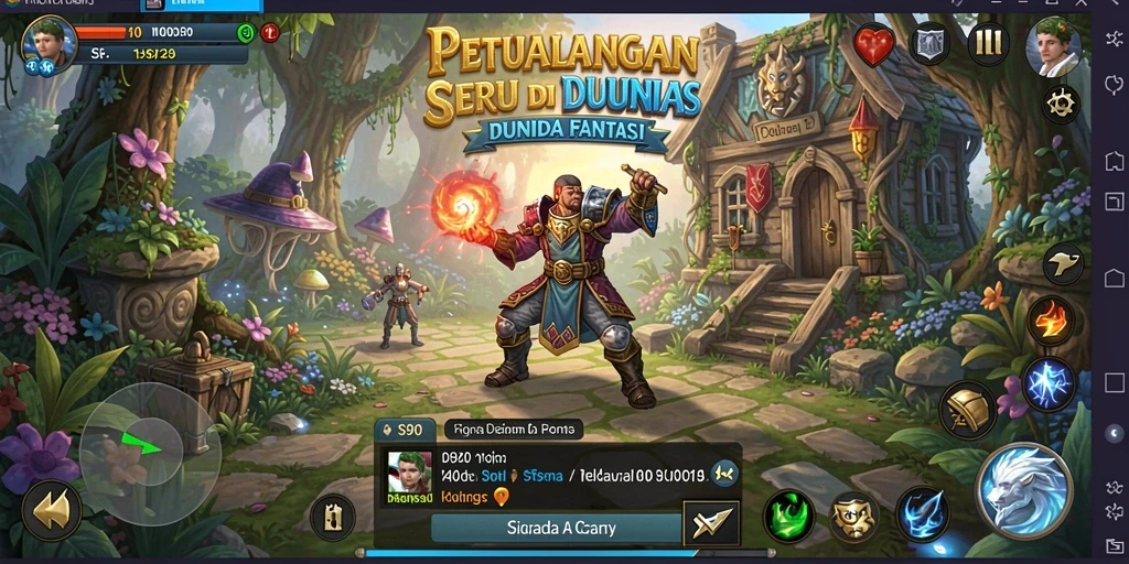 Screenshot S80 menampilkan adegan gameplay petualangan yang mendebarkan.