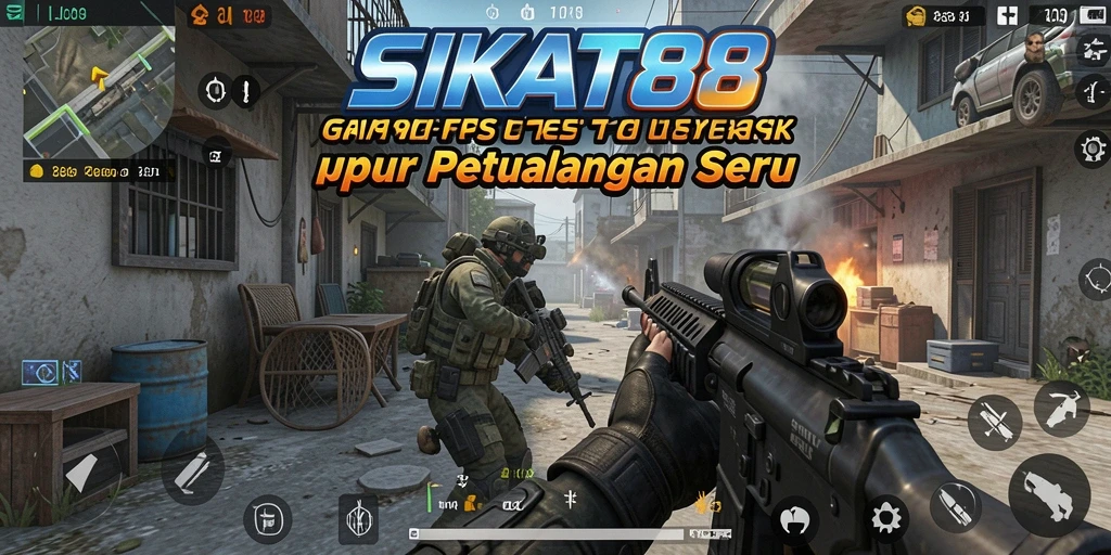 Tampilan gameplay SIKAT88 dengan aksi menembak seru.