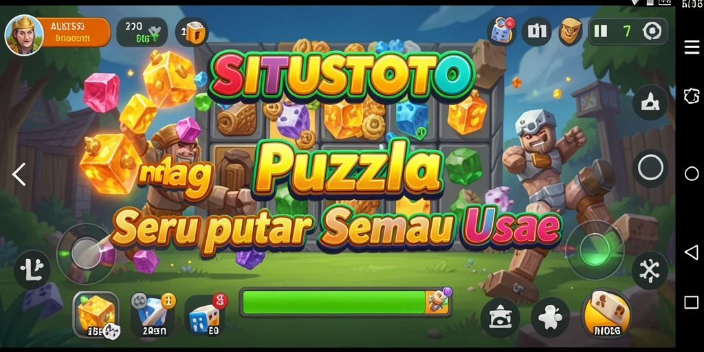 Tangkapan layar gameplay SITUSTOTO menampilkan tantangan puzzle yang menarik.