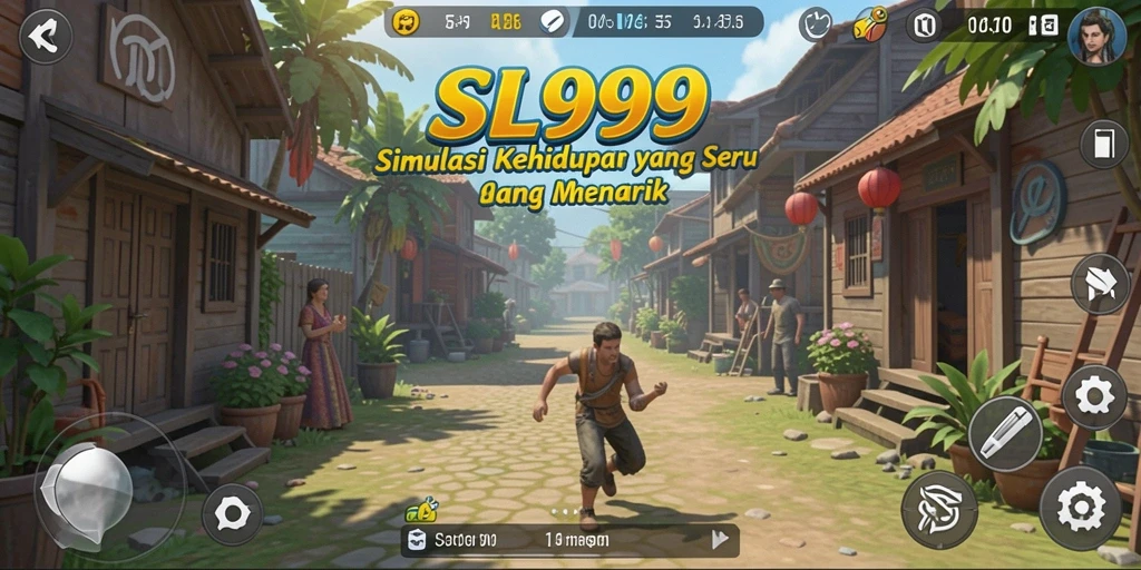 Tangkapan layar dari gameplay <strong>SL999</strong> yang menunjukkan berbagai aktivitas menarik dalam simulasi.