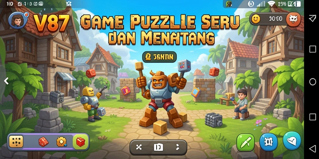 Tampilan gameplay V87 yang penuh tantangan dan keseruan.