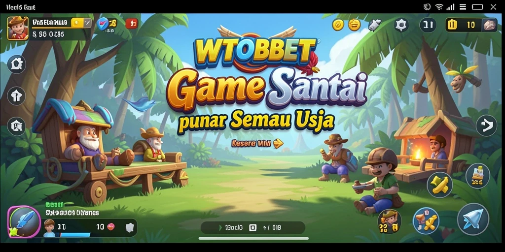 Tampilan gameplay <strong>WTOBET</strong> yang seru dan penuh warna.